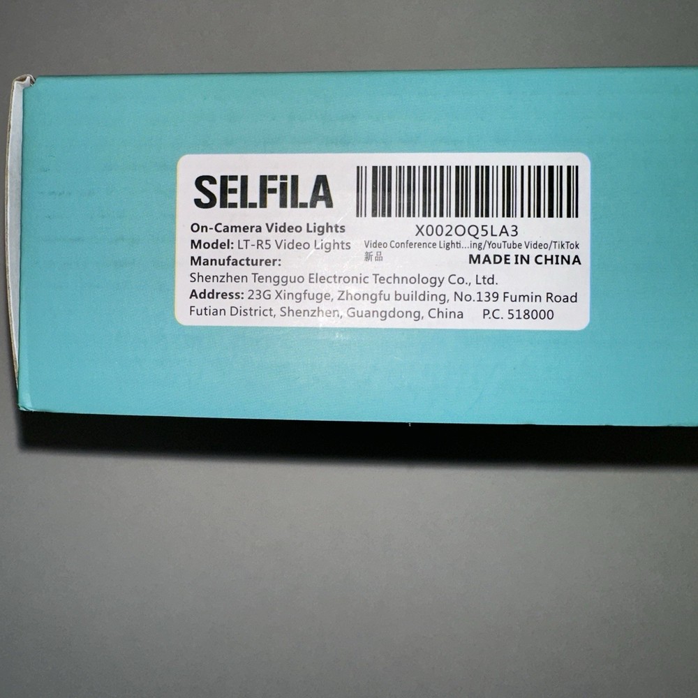 Video Conference Small Circle Lighting Kit, Attaches Easily To Computer