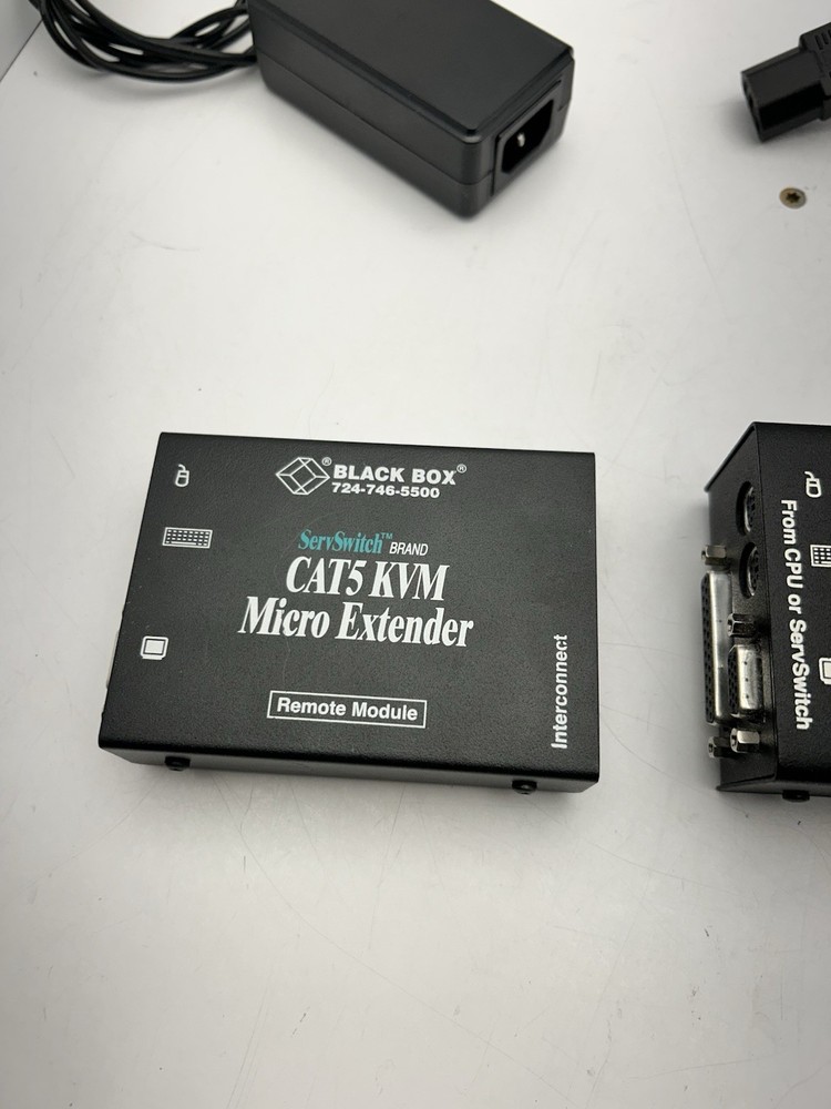 Black Box ServSwitch ACU3009A ACU3001A CAT5 KVM Micro Extender KIT
