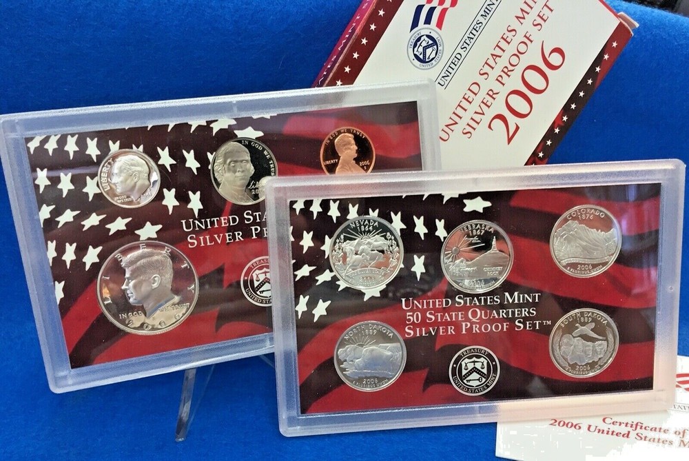 2006 U.S. Mint Silver Proof 10 Coin Set OGP ~ Mint Condition