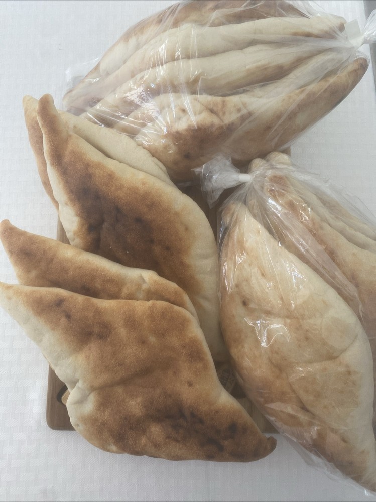 Middle Eastern Iraqi Samoon - All Natural Handmade Bread 5 Count x 2 Pack=10 pcs