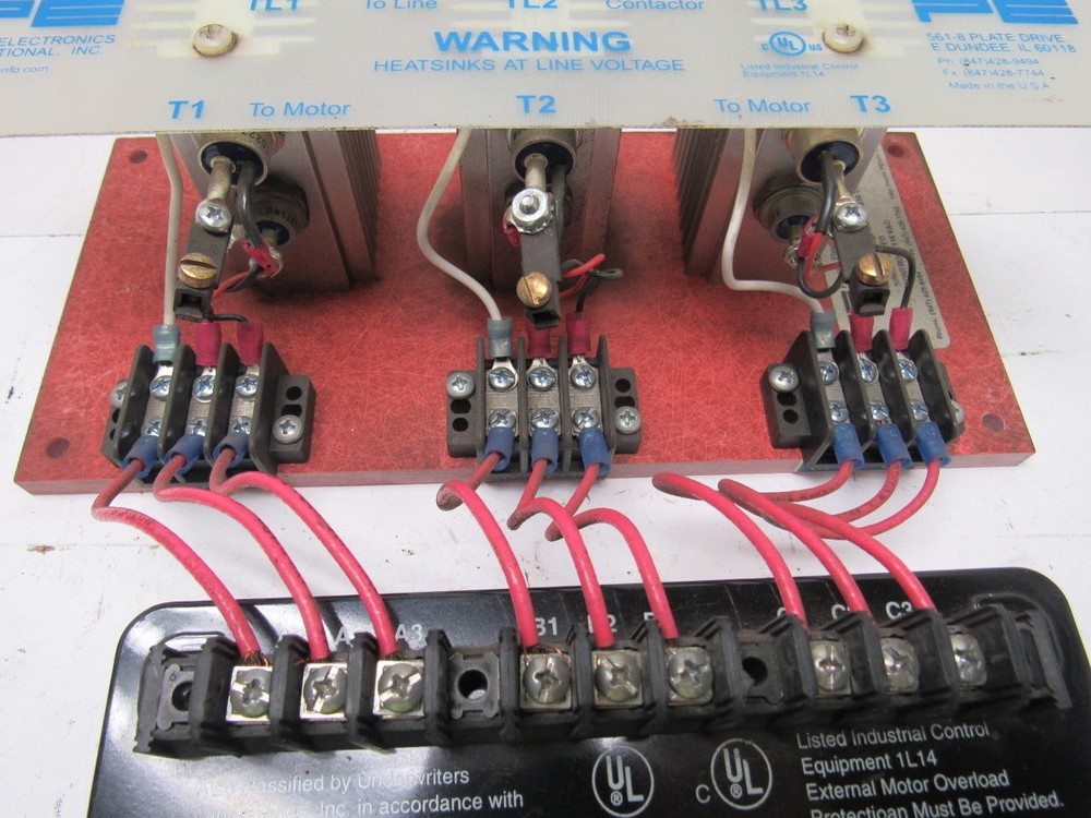 Power Electronics Intl BT746-1D Single Speed Soft Start Reduced Torque Control