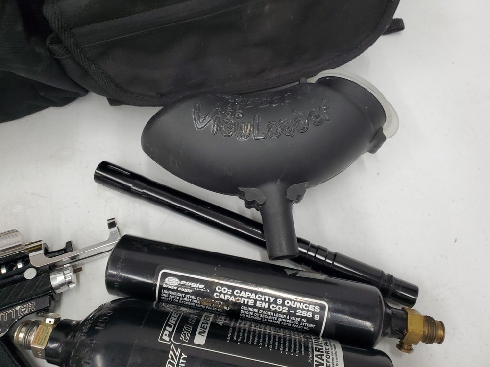 Java Spyder Compact Paintball Gun With Expansion Chamber Barrel Feeder