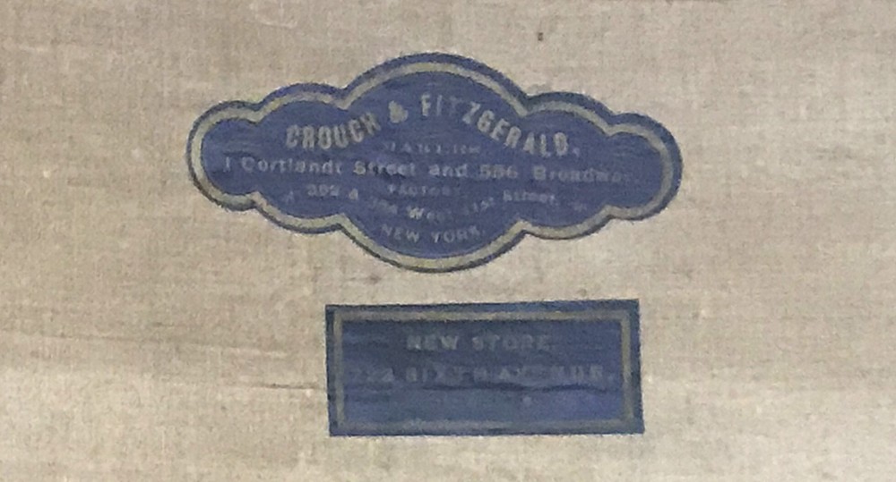 Crouch & Fitzgerald Steamer Trunk Dome Top