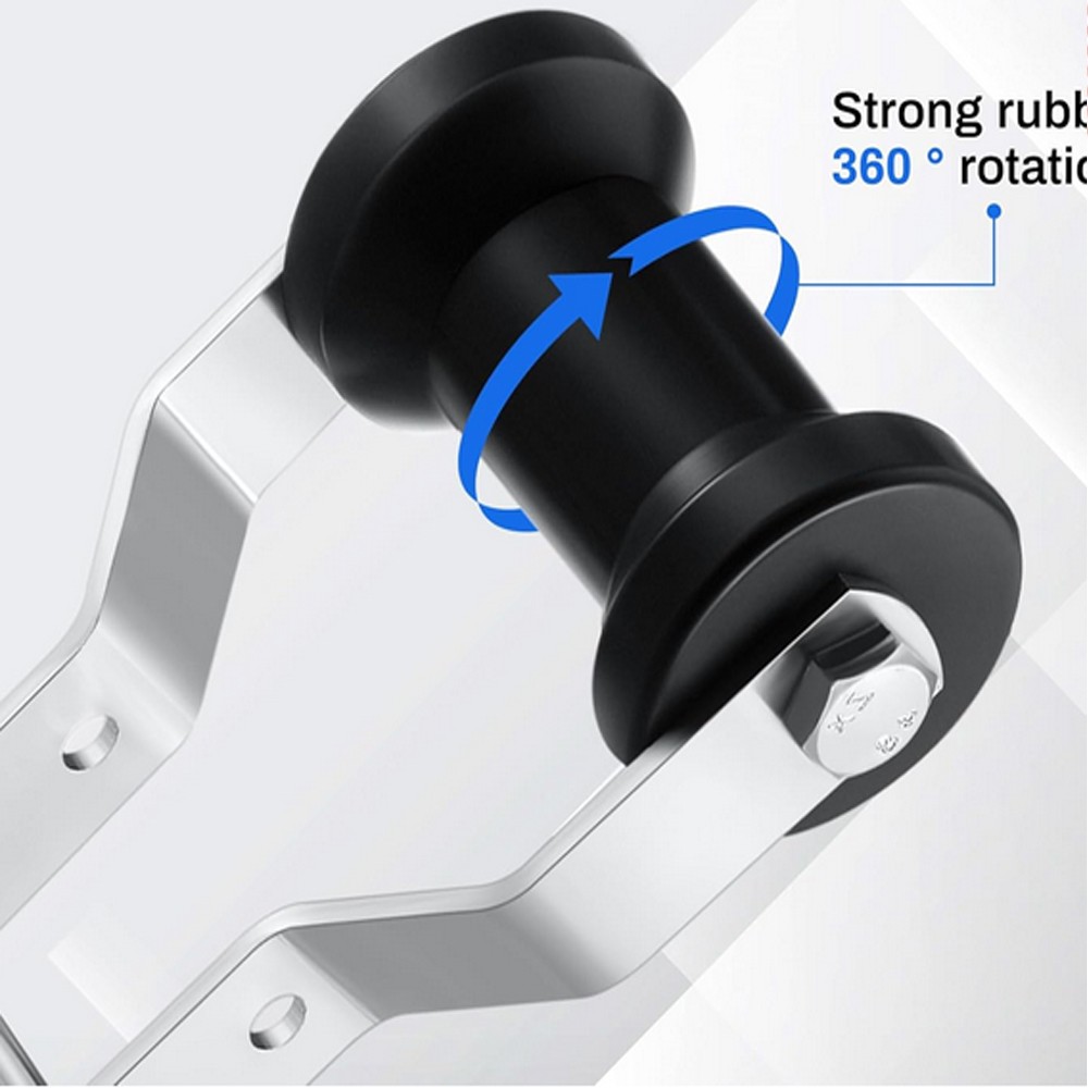 4" Adjustable Keel Roller with Panel Bracket Assembly for 2" Tongue Heavy Duty