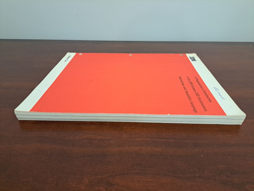 IBM System/360 Architecture Instructions and Assembler Language Student Text