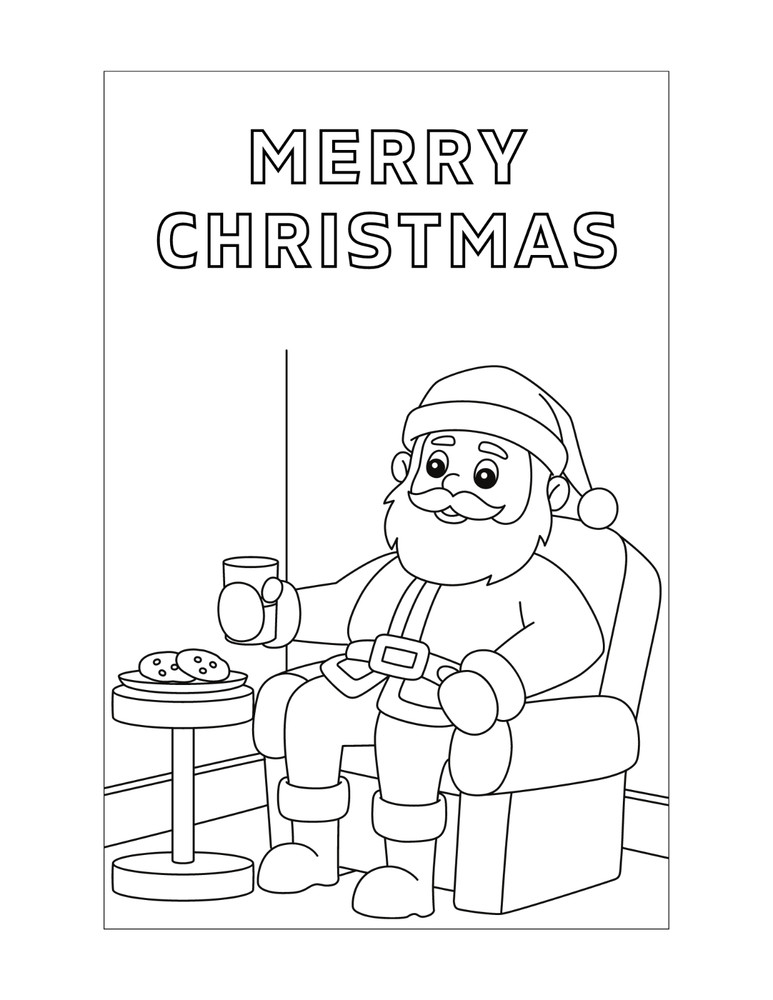 Christmas Activity Coloring Book eLearning INSTANT DIGITAL DOWNLOAD