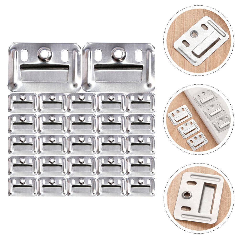 100pcs Replacement Wall Panel Buckle Wall Panel Fixing Piece Wall Panel Clamp