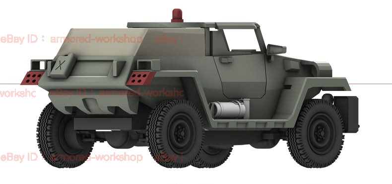 3D Printed 1/72 Heavy-duty jeep Unpainted