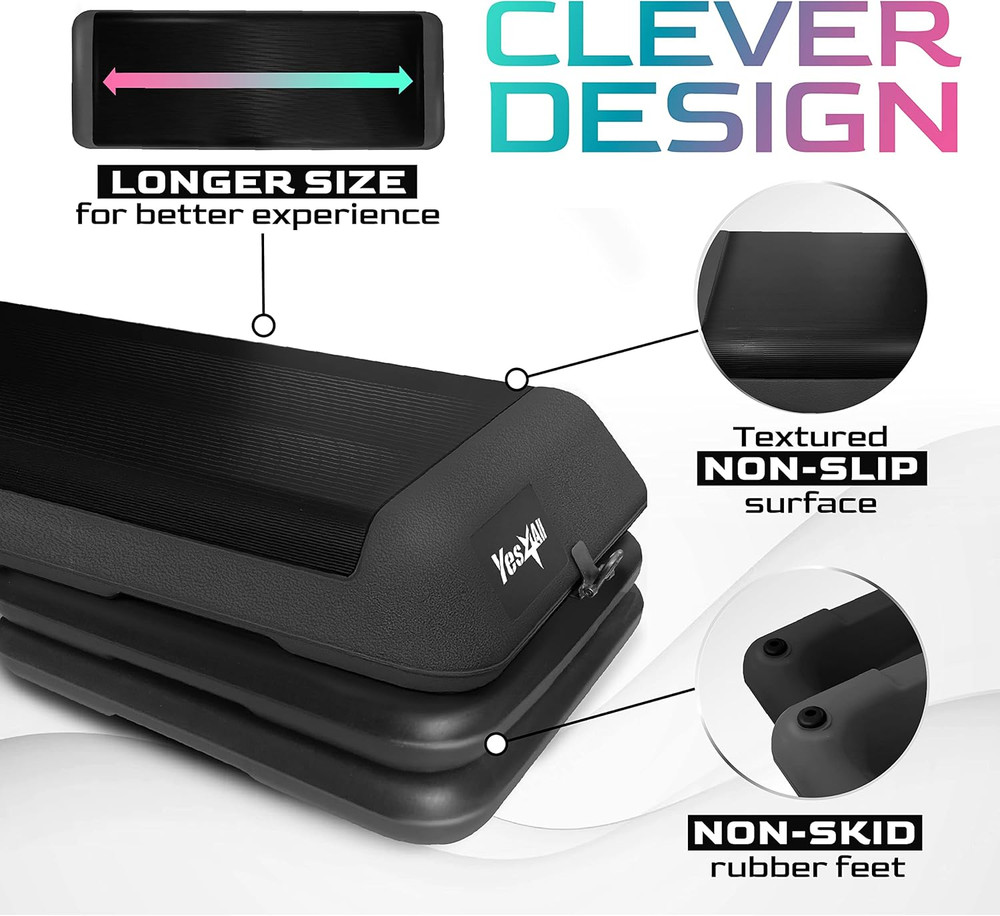 Multi-Functional Aerobic Step Platform Adapter/Versatile Stepper Platform with P