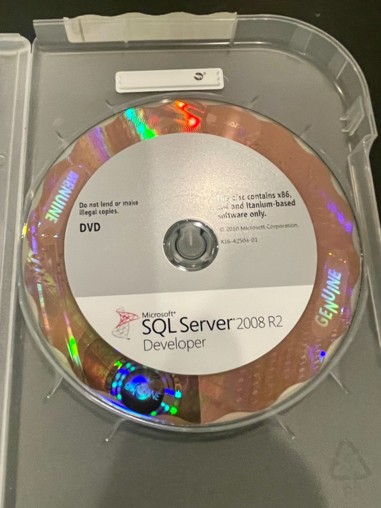 Microsoft SQL Server 2008 R2 Developer Retail Box with Product Key