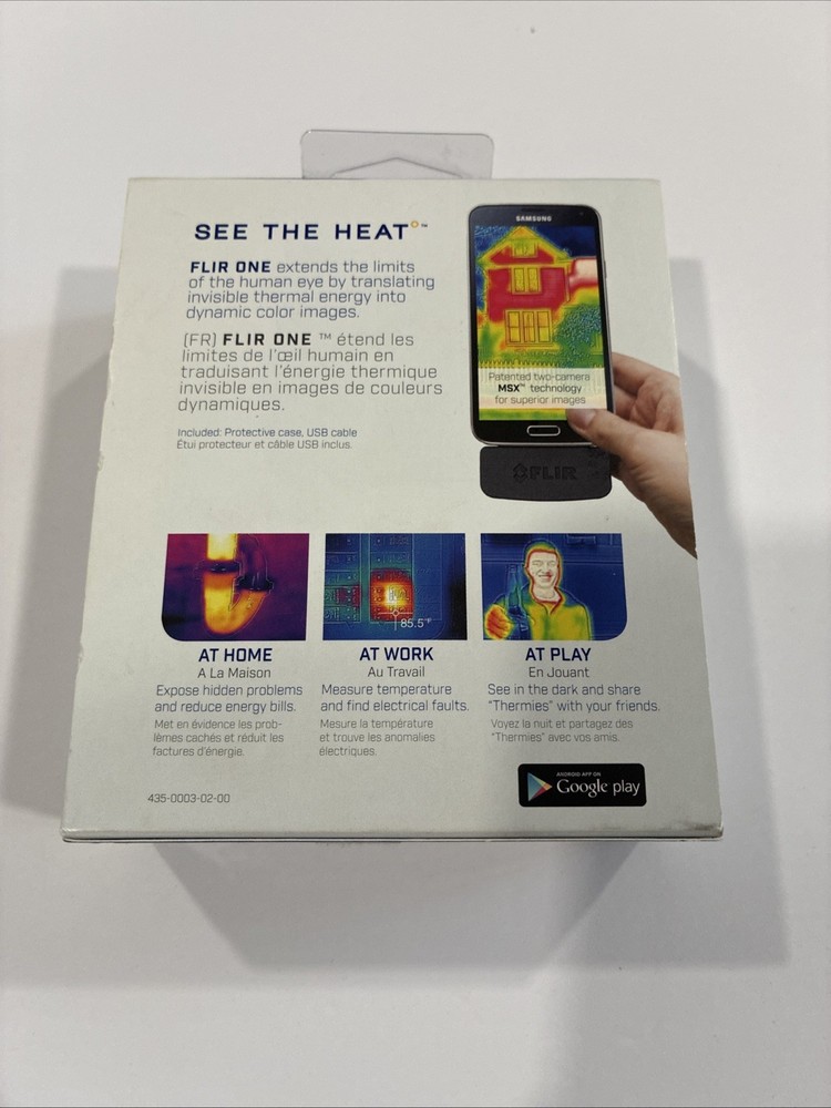 Flir One-thermal Imaging Camera for Android. Micro USB. Lightly Used.
