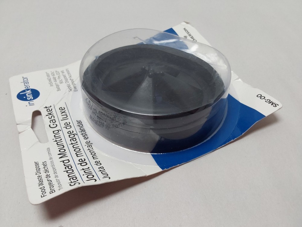 Insinkerator Standard Mounting Gasket for Garbage Disposals Black SMG-00, NEW