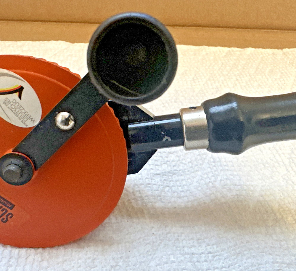 Shroder Hand Drill Made in Germany Tool 13" Woodworking