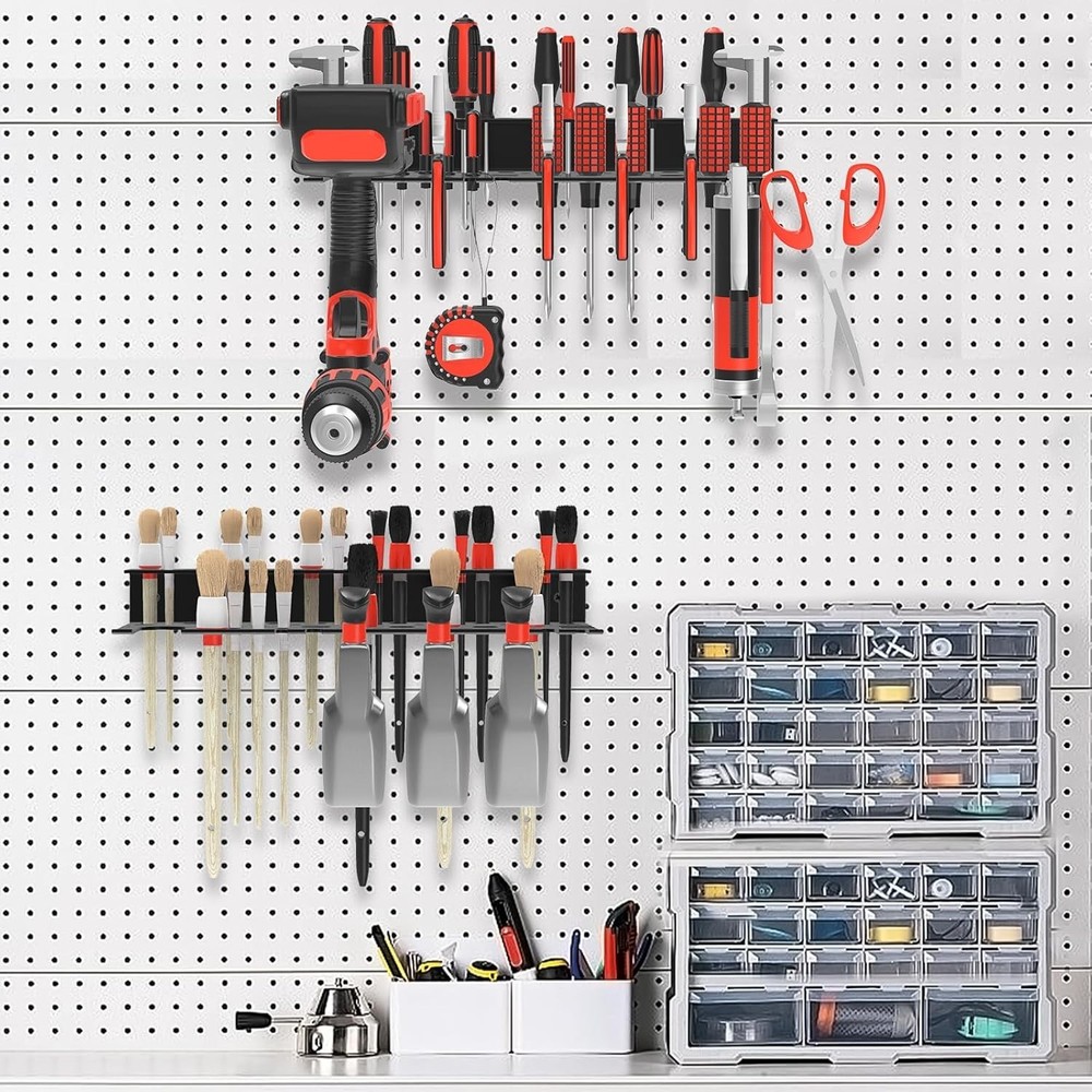 Tool Rack crewdriver Organizer Wall Mount Plier Hammer Holder Hand Storage