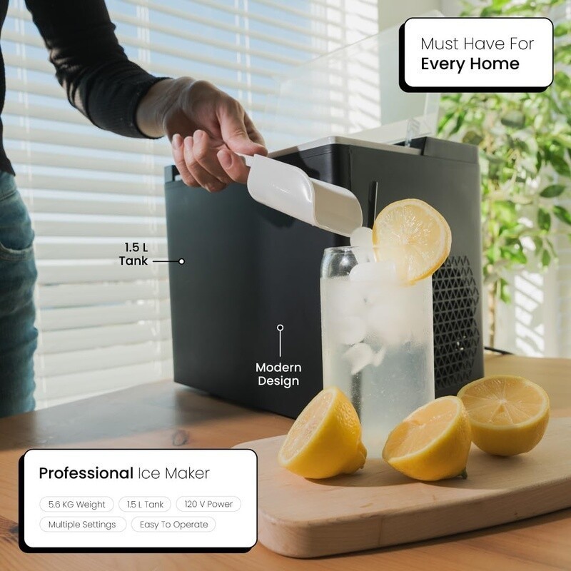 Portable Ice Maker Instant Ice Machine Home Easy to Use Compact Design