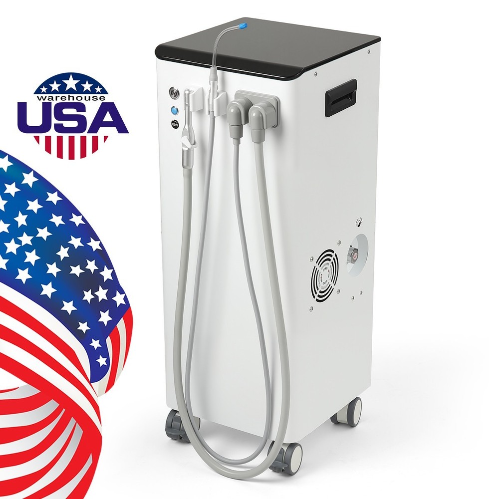 Portable Dental Unit with Air Compressor Scaler Curing Light/Suction Unit System