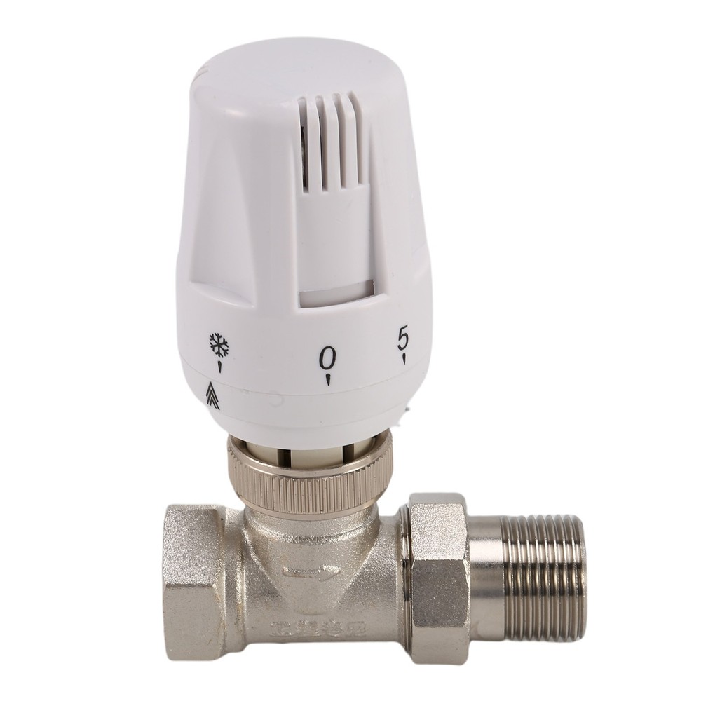 3/4Inch Brass Thermostatic Radiator Straight Type DN20 Automatic3490