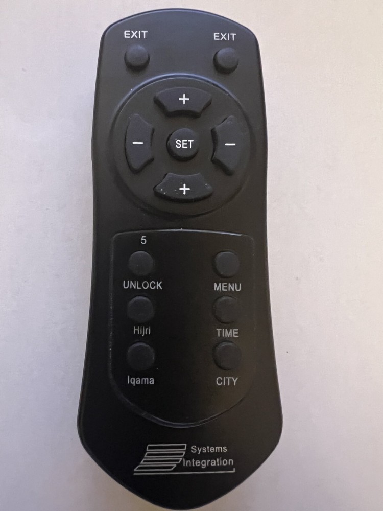 Digital Masjid Clock Remote Controller Only (One Remote Controller)