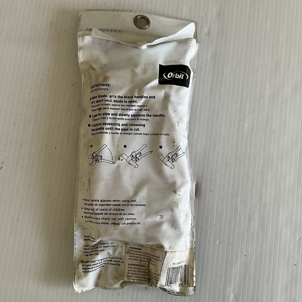 Orbit Sprinkler Cutting Tool 1" Plastic Pipe