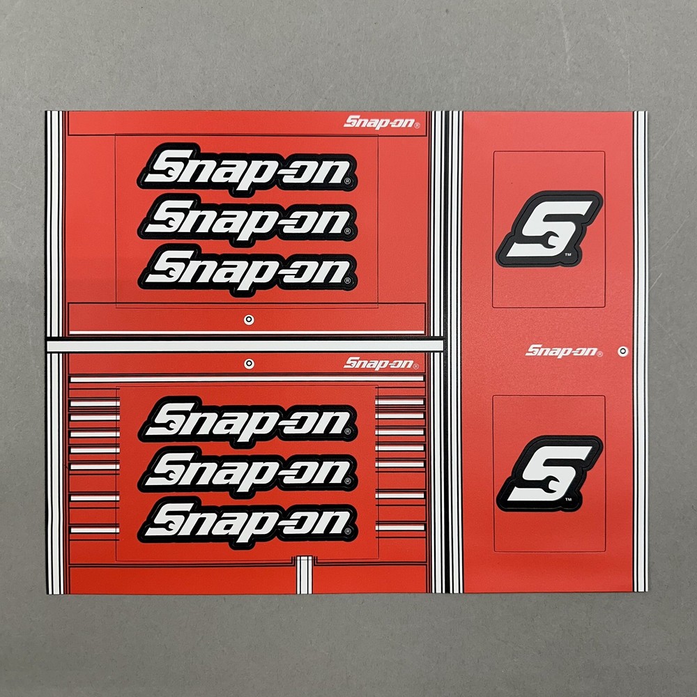 Snap-On Tools Red Refrigerator Toolbox Magnets Removable Collectible Logo 🧰
