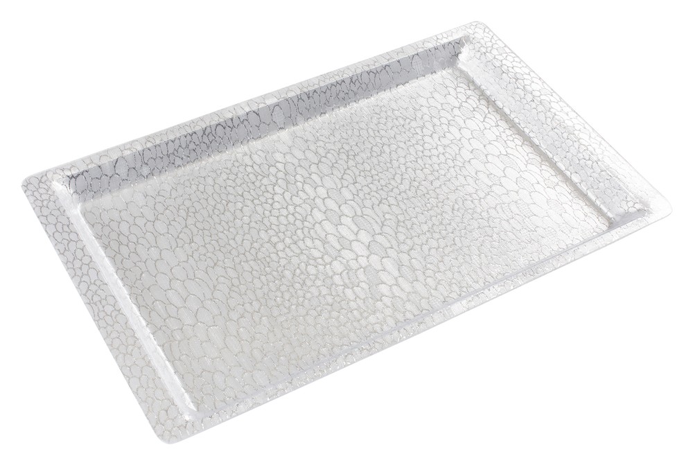 Display Tray, Silver, Acrylic (12 Each)