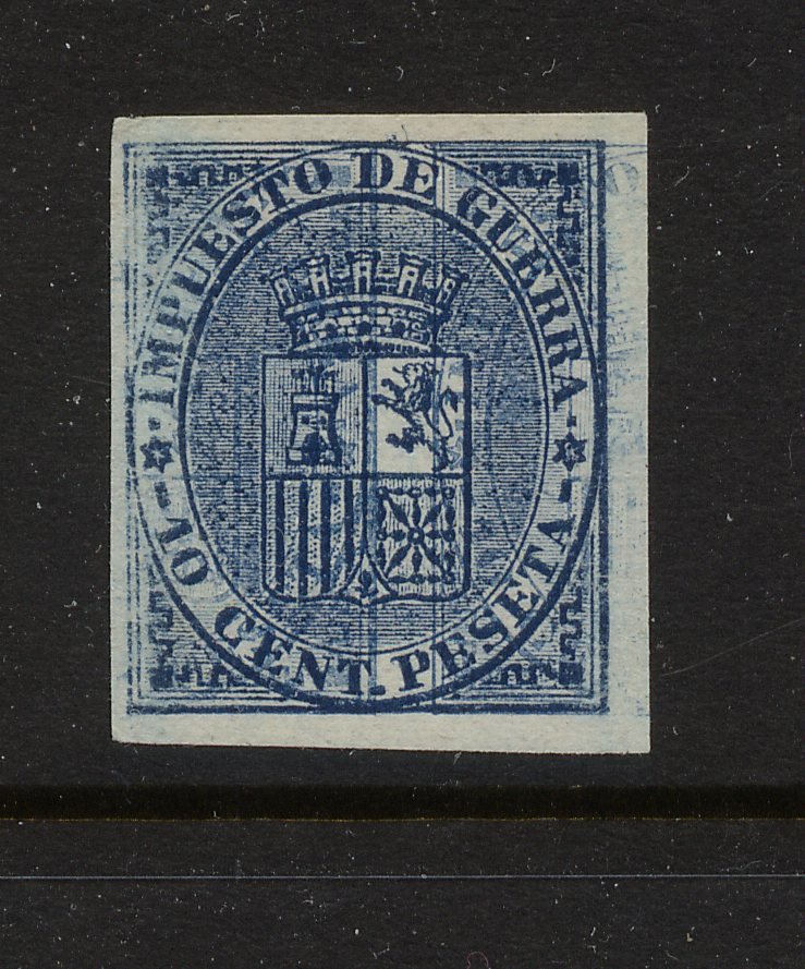 Spain     MR2  in blue imperforate          unused          HT0509