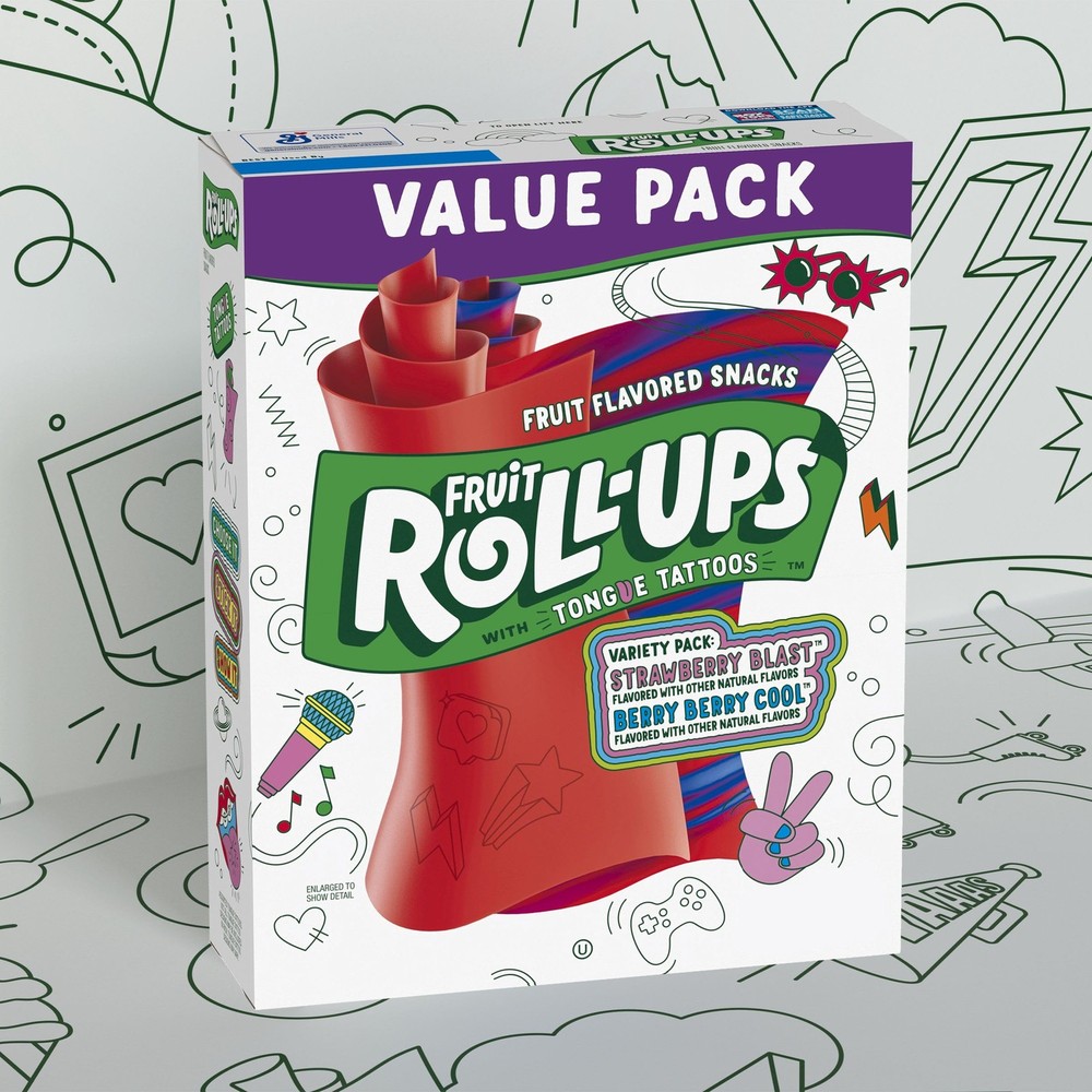 Fruit Roll-Ups Variety Pack, Fruit Flavored Snacks, 20 Ct, 10 oz