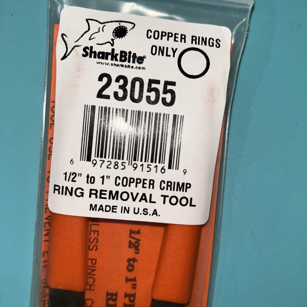 SharkBite 23055 PEX Copper Crimp Ring Removal Tool 1/2" To 1"