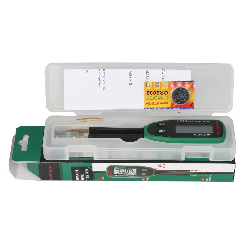 MS8910 SMD Tester Auto Identify Resistor Capacitor Component Meter MASTECH