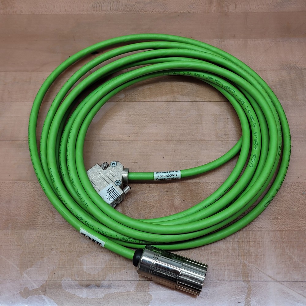 BeckHoff ZK4000-2610-2050 Encoder Cable, Green, 5M - NEW