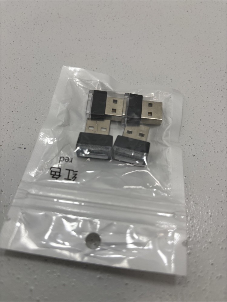 4 Pack USB LED Light Red