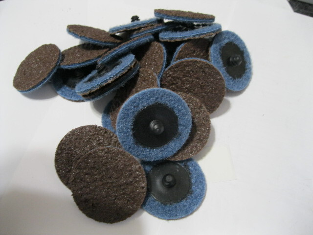 25 Pcs - 2" Roloc Surface Conditioning Discs HD Coarse Brown Quick Change