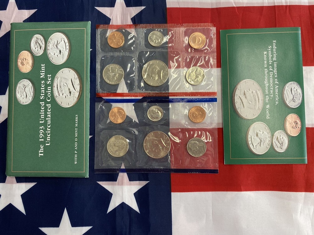 1993 UNCIRCULATED Genuine U.S. MINT SETS ISSUED BY U.S. MINT