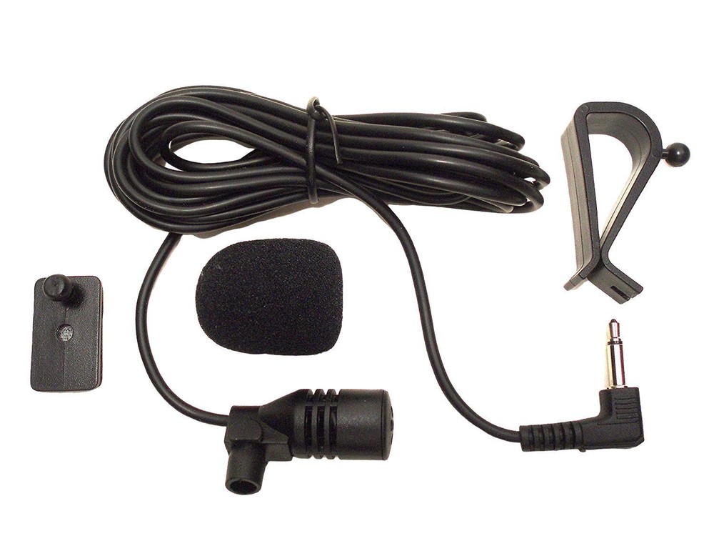 3.5mm Microphone Assembly Mic For Car Vehicle Head Unit Bluetooth Enabled Stereo