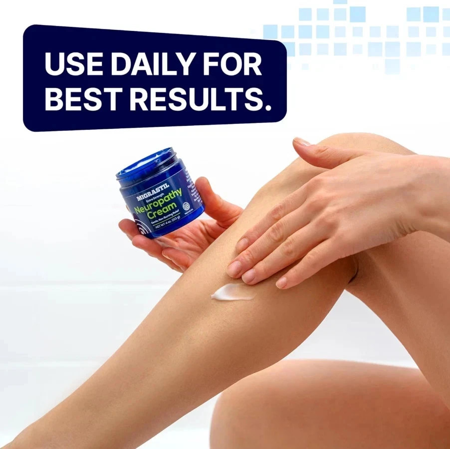 Basic Vigor Migrastil Neuropathy Relief Cream Extra Strength for Feet Legs an