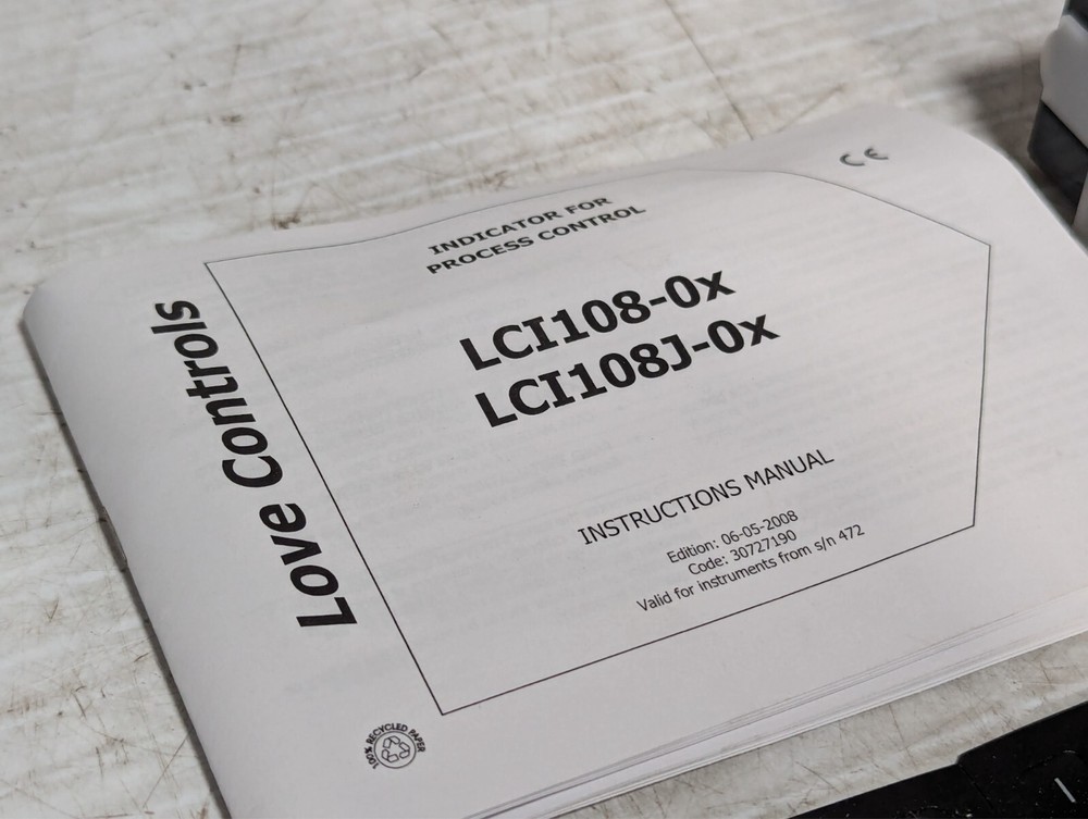 NEW Dwyer LCI108-00 4-Digit Compact Panel Meter / Indicator for Process Control