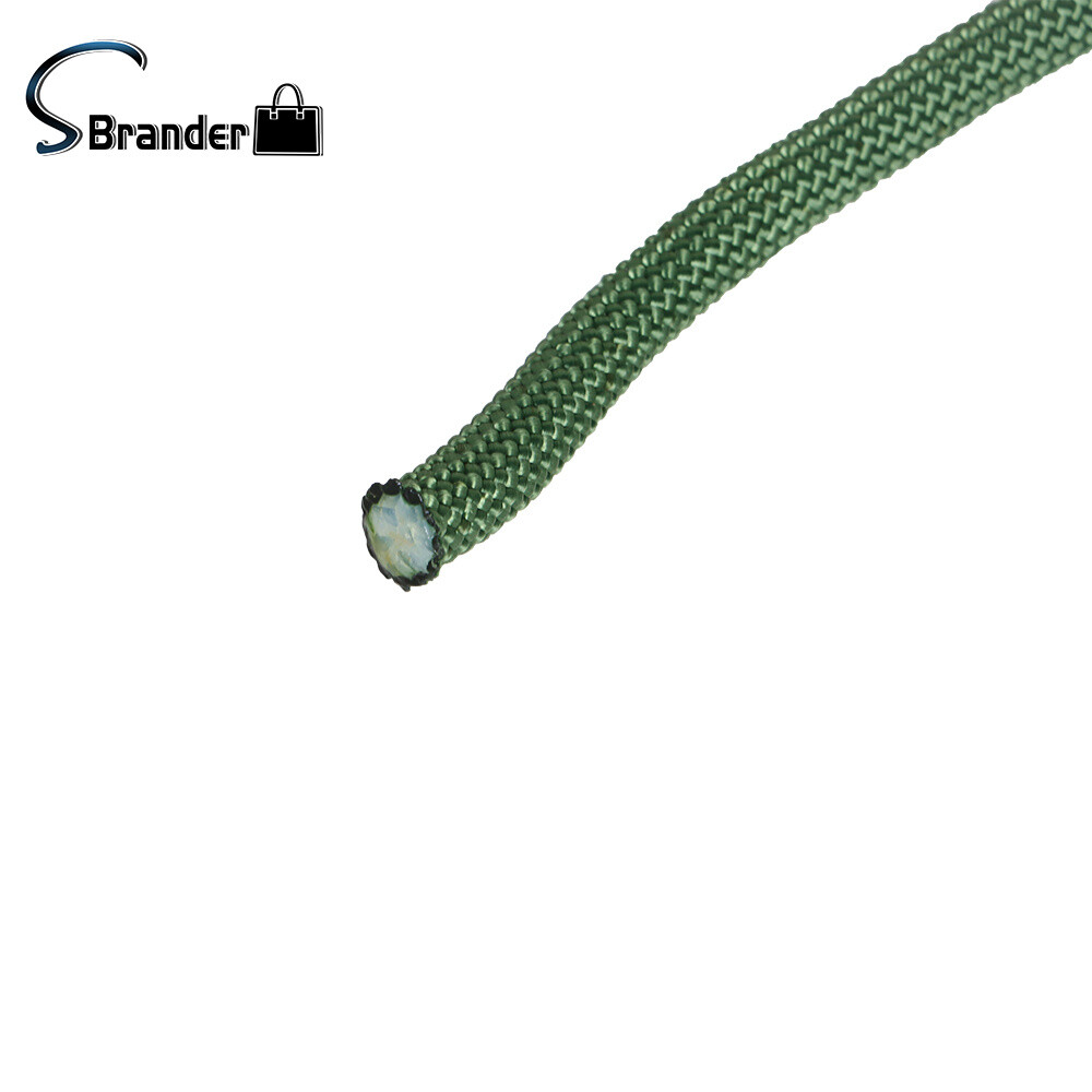 3/8"×100' 3520 Lbs Army Green High Strength Pulling Rope Braided Polyester Rope