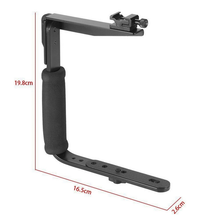 Dual Flash Bracket Holder Flash Rail DSL 666 LC2614