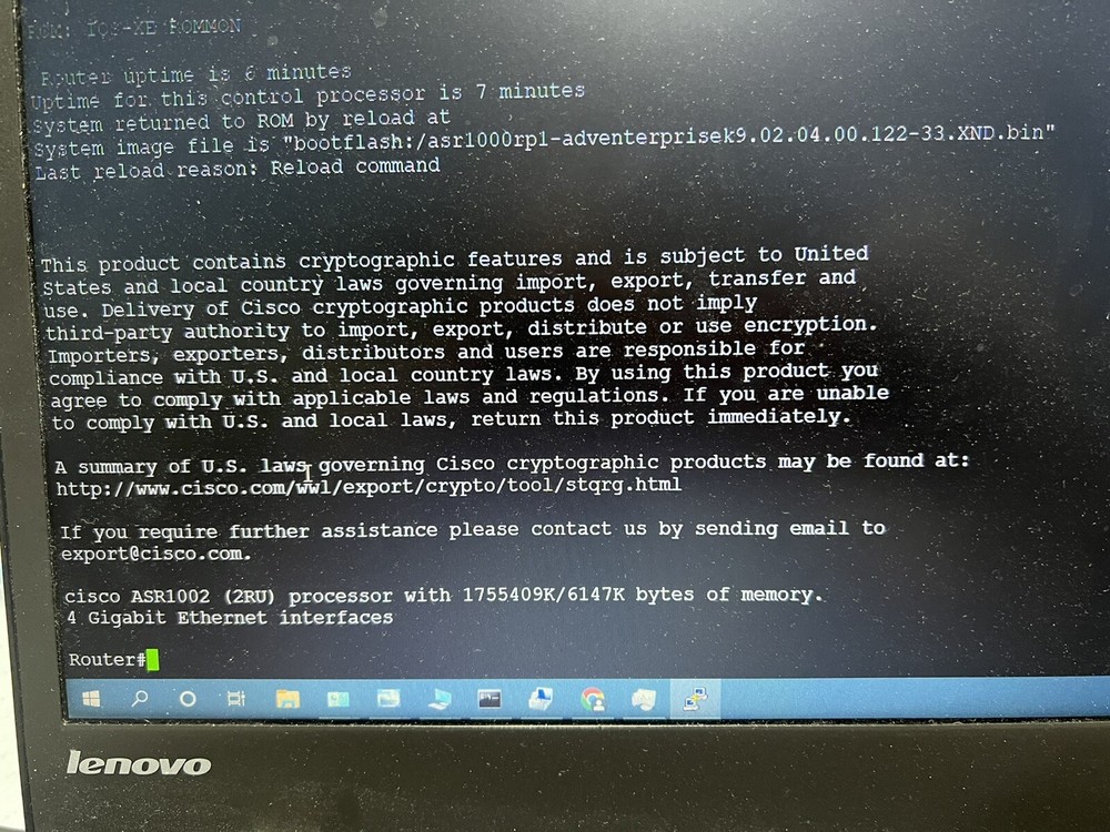 Cisco ASR1002 Dual AC Router With Esp 5 Module