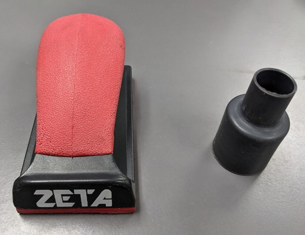 Vacuum Hand Sanding Block Multi Hole Hook and Loop 2.75" x 5"