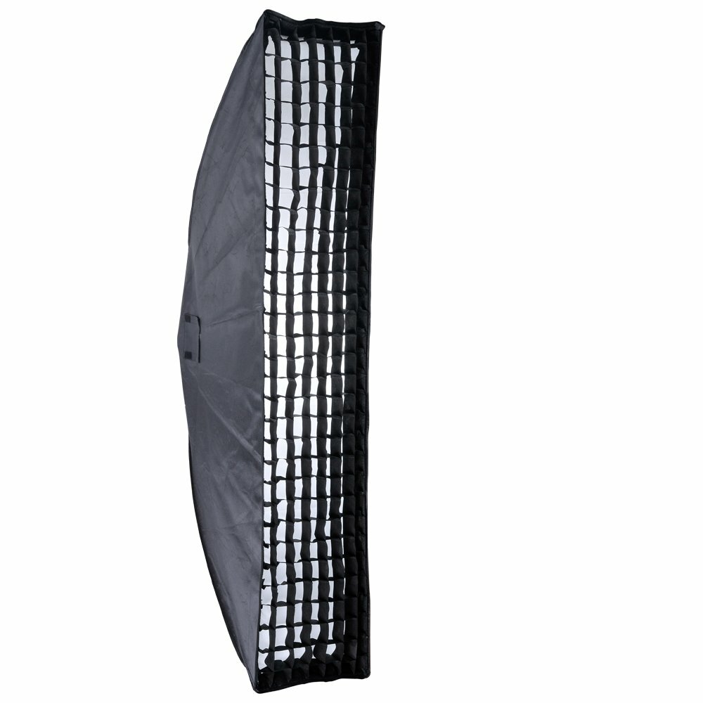2x Godox Softbox 35*160cm Honeycomb Grid Softbox Bowens Mount for Studio Strobe