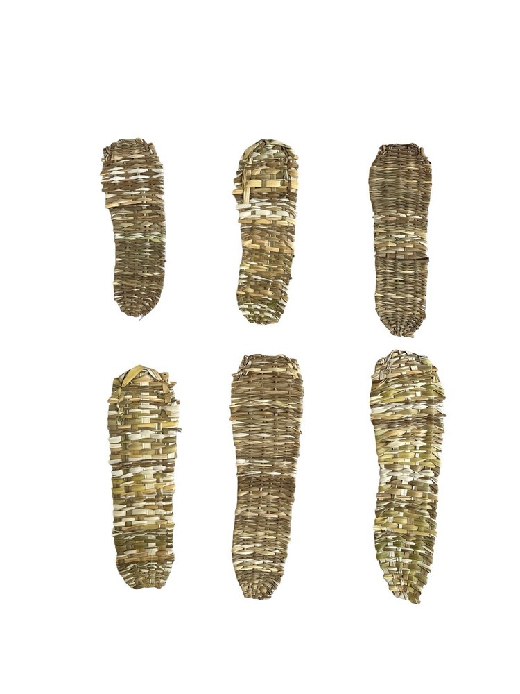 2 Pair Natural Rush Grass Insole/Shoe Insert