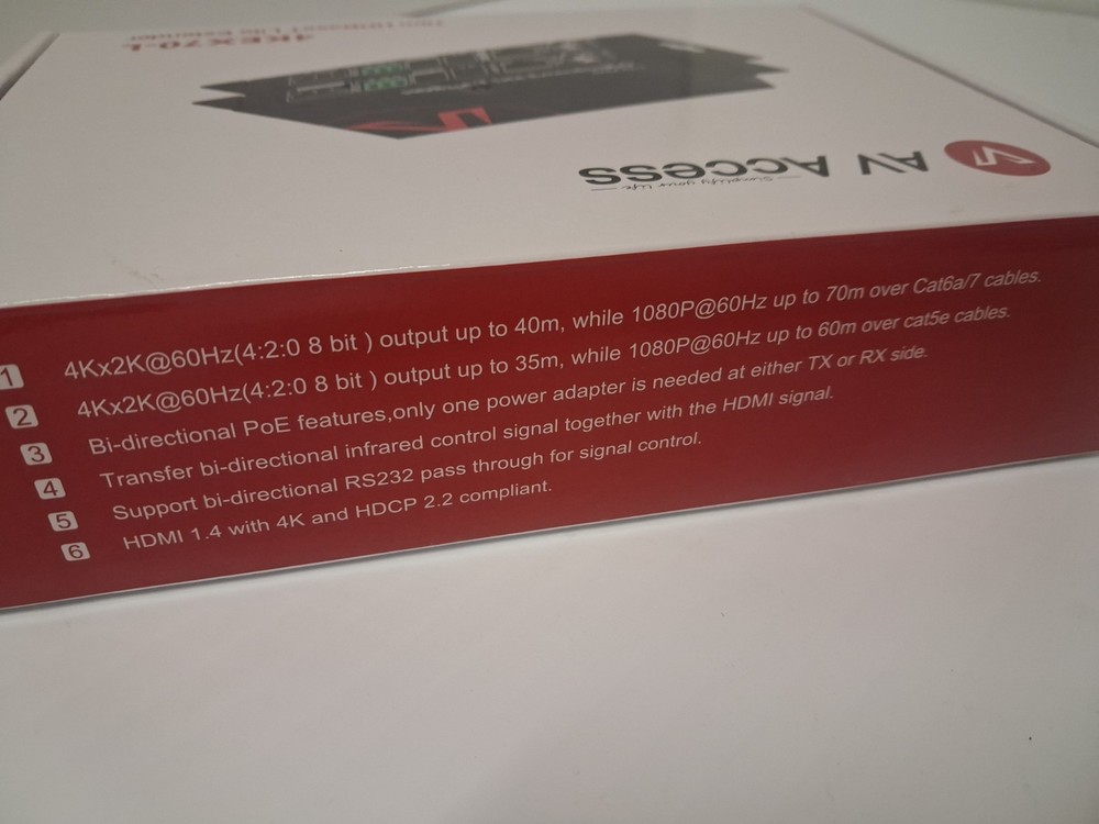AV Access 70m HDBaseT Lite Extender 4KEX70-L (New)