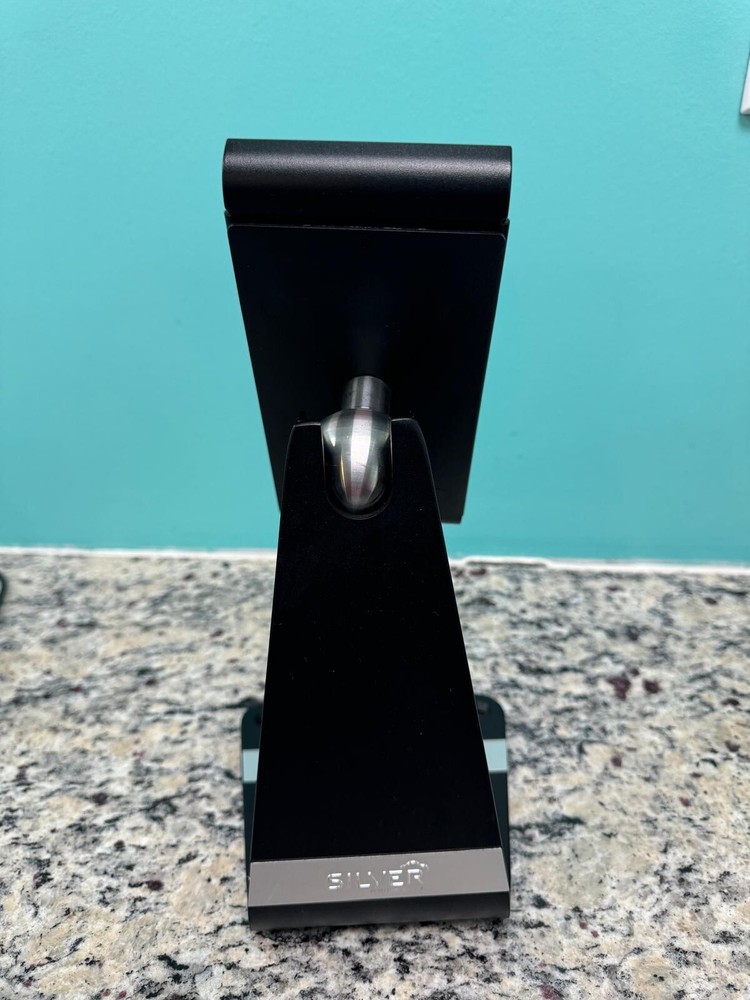 iPad holder, Swivel stand, magnetized base bottom for secure attachment