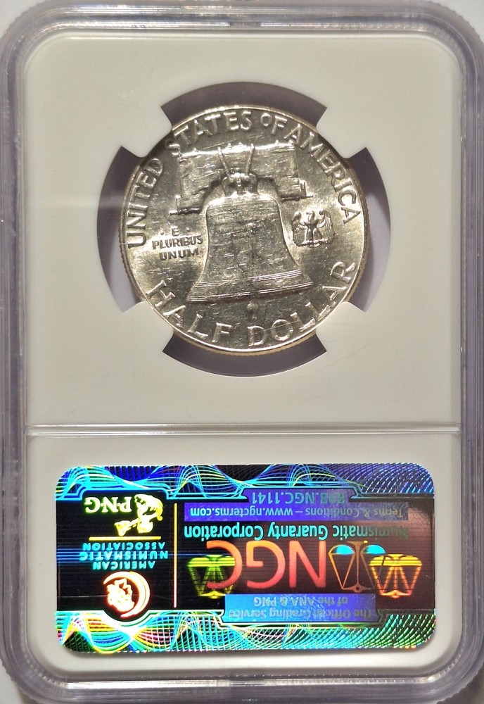 1949 Franklin Half Dollar NGC AU 53