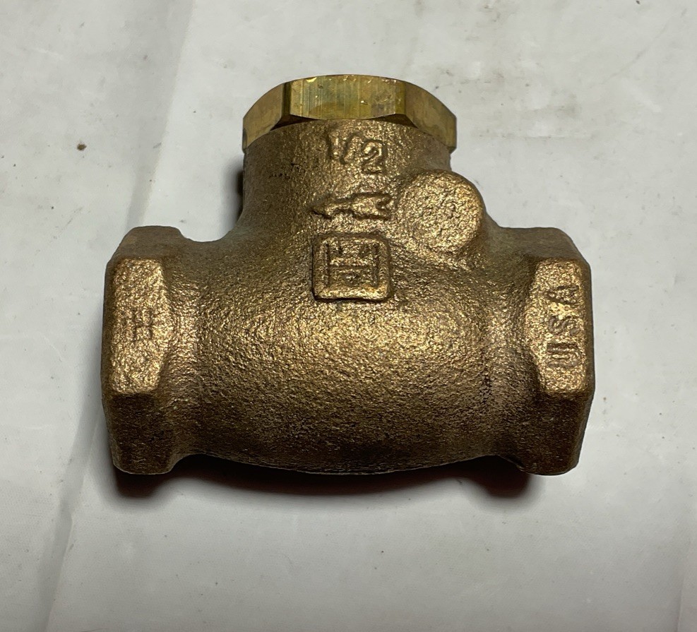 Milwaukee 1/2" Brass Check Valve 125, 200