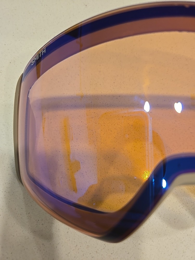 New Smith 4D Mag Chromapop Storm Blue Sensor Replacement Goggle Lens Low Light
