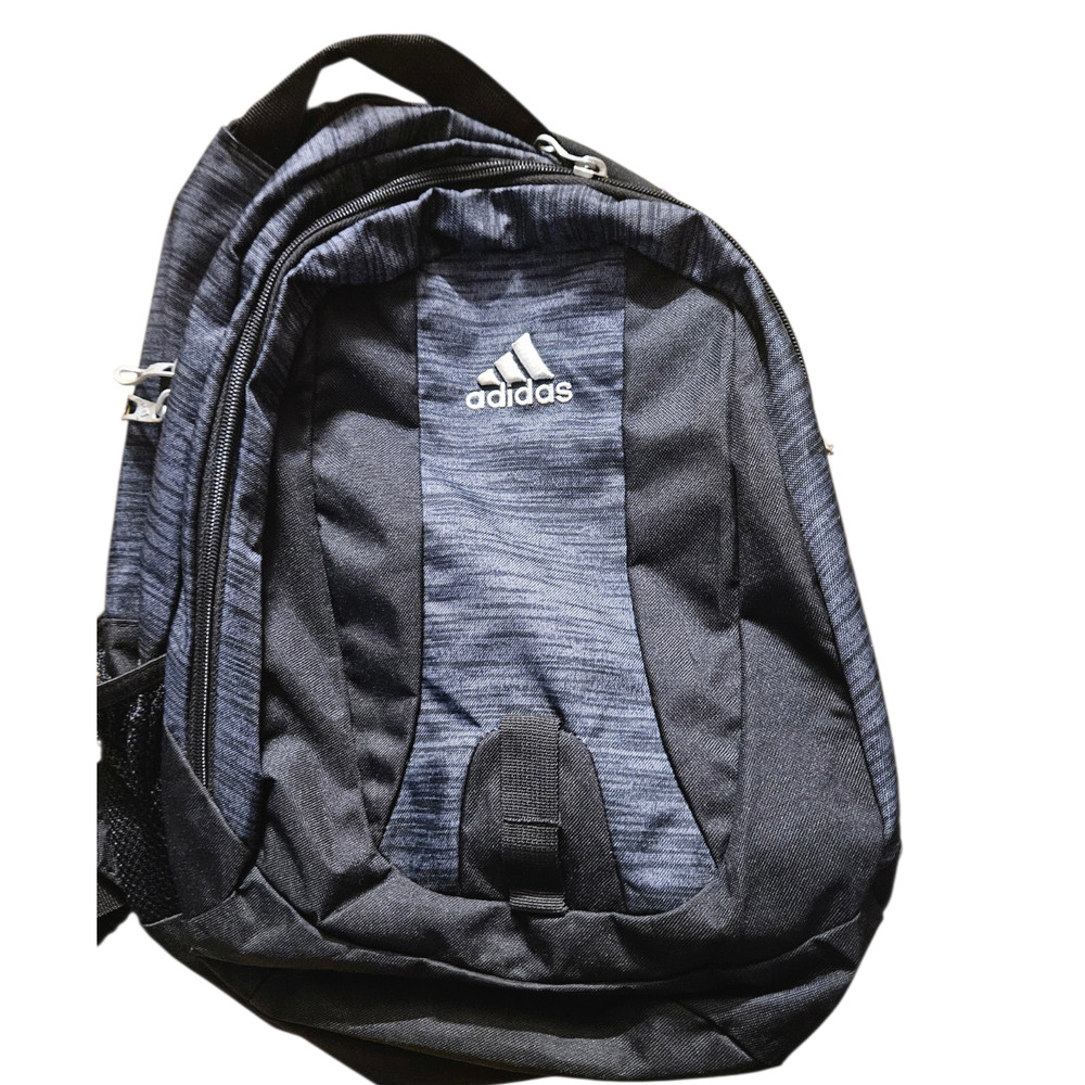 Adidas Backpack Black Blue Grey Heather Pattern everyday backpack