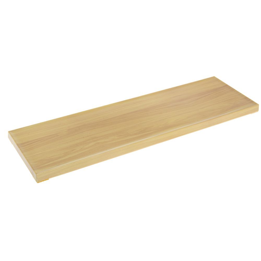 HUBERT® Butcher Block Melamine Replacement Top for Rectangular Riser - 20 1/2"L