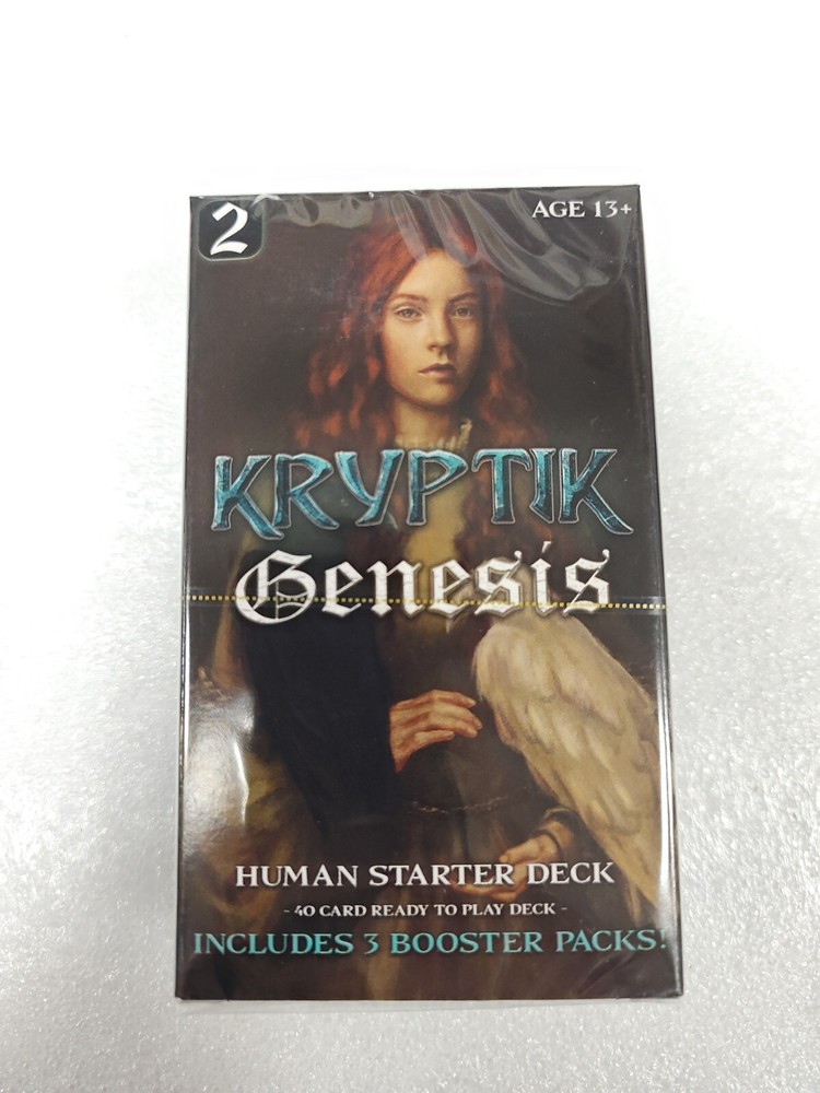 Kryptik TCG Genesis Wave 2 Human Starter Deck Factory Sealed
